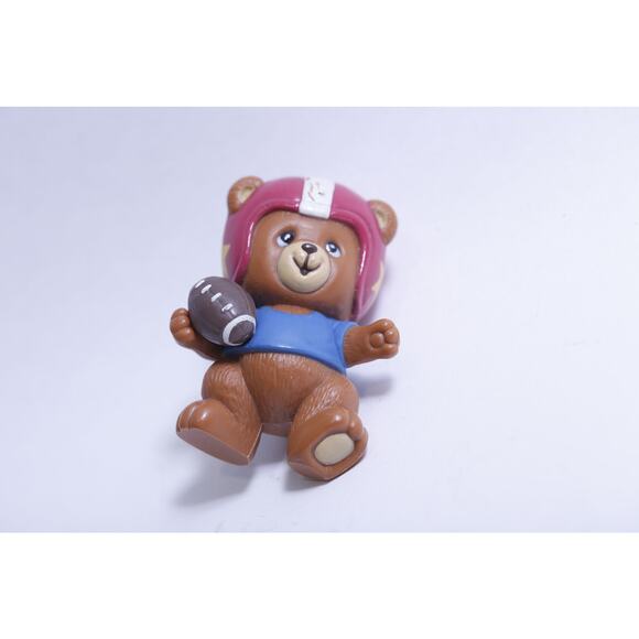 American Football, Russ Berrie Teddy Bear, PVC Figurine, 2.5", NFL, Cardinal Hel - Picture 1 of 3